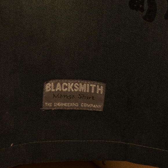 Vintage Japanese Manga Shirt Samurai 90s Button Up - Picture 8 of 8